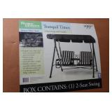 NIB 2-Seat Swing with Console