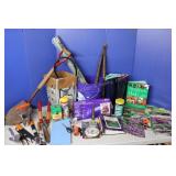 Gardening Books, Boots, Garden Tools