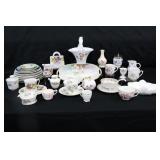 Assorted Floral Hand Painted Porcelain