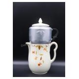 Hall Autumn Leaf Drip Coffee Pot