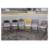 6 Folding Chairs