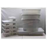 4 Totes, 9 Shoe Boxes