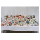 Vintage Christmas Cards Stamps Post Cards