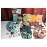 Girl Scouts & Boy Scouts Patches, Books