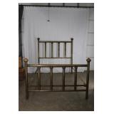 Full Size Brass Finish Bed