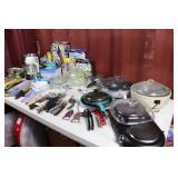 Electric Grill, Hot Plate, Utensils, Pots & Pans