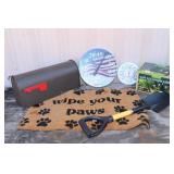 Mail Box, Welcome Mat,  String Lights,