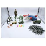 Plastic Army Men, Trucks and Plane