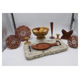 Stone Tray, Retro Console Set &  Home  Decor Items