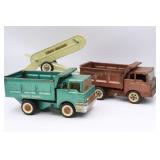 2 Vintage Structo Dump Trucks & SandLoader