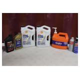 Oil, Sea Foam, Brake Cleaner, Hand Cleaner