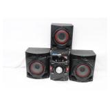 LG 700 Watt Portable Stereo and 3 Speakers
