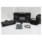 2 GPX Radios, Sony DVD Player, Light ball