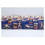 4 NIP Starting Lineup Action Figures