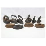10 Antique Sadirons