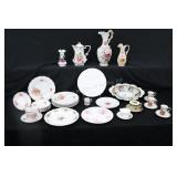 Flower Themed Dinnerware, Pitchers & Vases