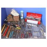 Sockets, Ratchets, Plyers, Hammers, Assorted Tools