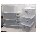 7 Totes & 5 Shoe Boxes