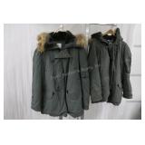 2 Greenbrier Extreme Cold Parkas sz large