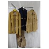 Leather Jacket, Vinyl Jacket,2 trap shooting vests