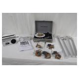 Victrola record player, Groview Projector,