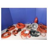 Extension Cords, Work Lights
