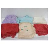 Vintage Chenille Blankets and Rugs