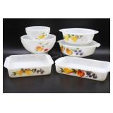 Fire King Gay Fad Fruit Bowls & Casseroles