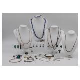 Sterling Necklaces, Earrings, Charms, RIngs