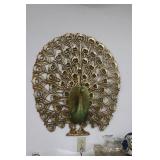 Vintage Peacock Wall Decor