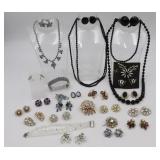 Jet Beads & Rhinestone Jewelry
