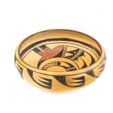1971 Hopi Pottery Bowl By Rosetta Huma