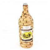 Vintage Roditis Wicker-Wrapped Glass Bottle