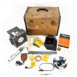 Vintage B&J Press Camera Kit & Accessories