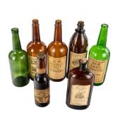 (7) Vintage Whiskey Bottles