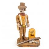 Hand-Carved Wooden Folk Art - Jesse James