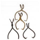 (4) Antique Ice Tongs/Hay Bale Lifters