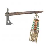 N Plains Pipe w/Cast Iron Tomahawk Head/Cheyenne