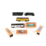 K LINE AT&SF O Gauge Locomotive & Railway Cars