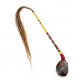 Plains Indian Floppy Head War Club w/Beaded Handle