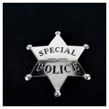 Vintage Special Police Star Badge