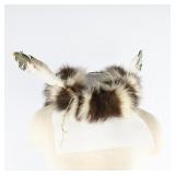 Modern Sioux Fur and Feather Headdress