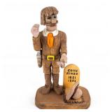 Hand-Carved Wooden Folk Art - John Ringo