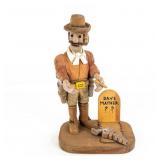 Hand-Carved Wooden Folk Art - David Mather