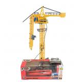 NIB TYCO RC Bass Boat &New Bright TC36 Tower Crane