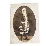 Vintage Santa Claus Cabinet Card Portrait
