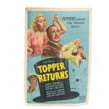 Vintage 1941 "Topper Returns" Movie Poster