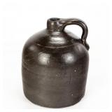 Antique "Beehive" Stoneware Jug 9"