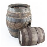 Antique Beer Barrel Set