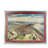 1957 Pennsylvania Railroad Wall Calendar Print